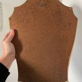 Small vintage gilded wood mirror