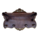 Coat rack and wall-mounted hat rack in an antique style.