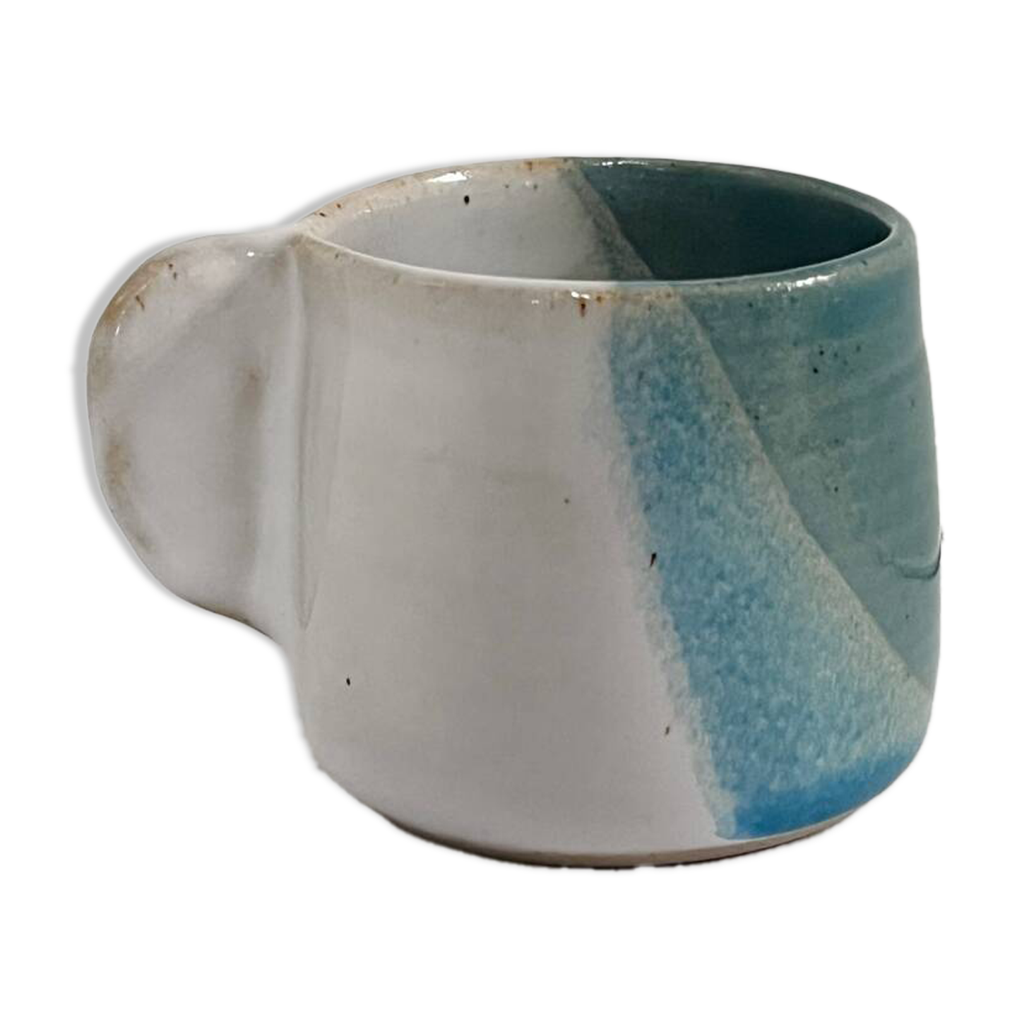 Artisan tricolour espresso cup