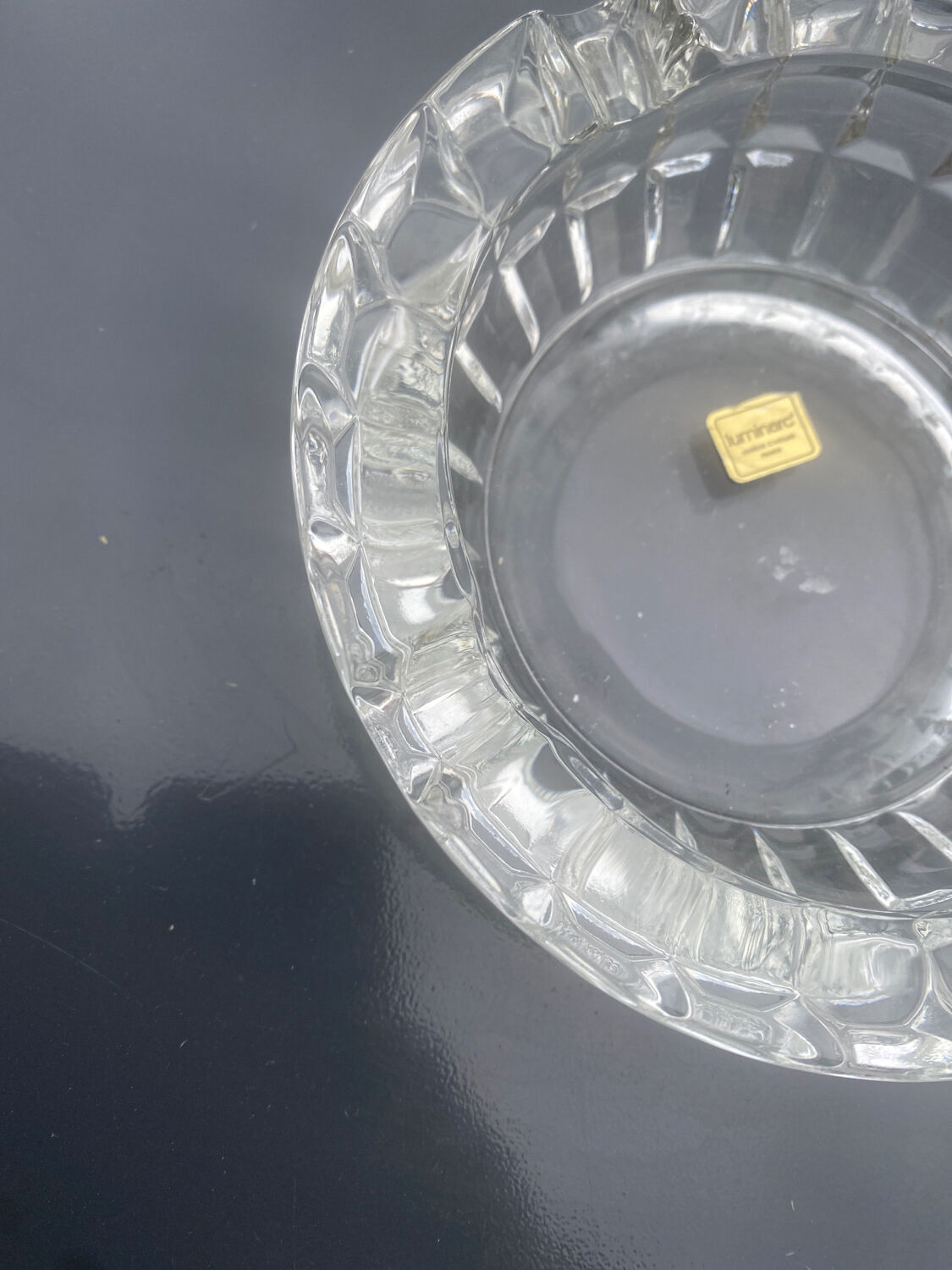 Vintage ashtray arques crystal