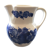 Pichet décor floral indigo