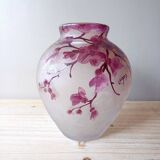 Legras vase ruby series Burgo model