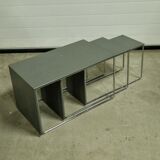 Ensemble de 3 tables gigognes post-modernes, Pays-Bas 1970s
