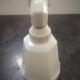 Old white porcelain bathroom wall light art deco 1930 opaline tulip