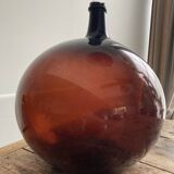 Amber demijohn 50l late 19th century