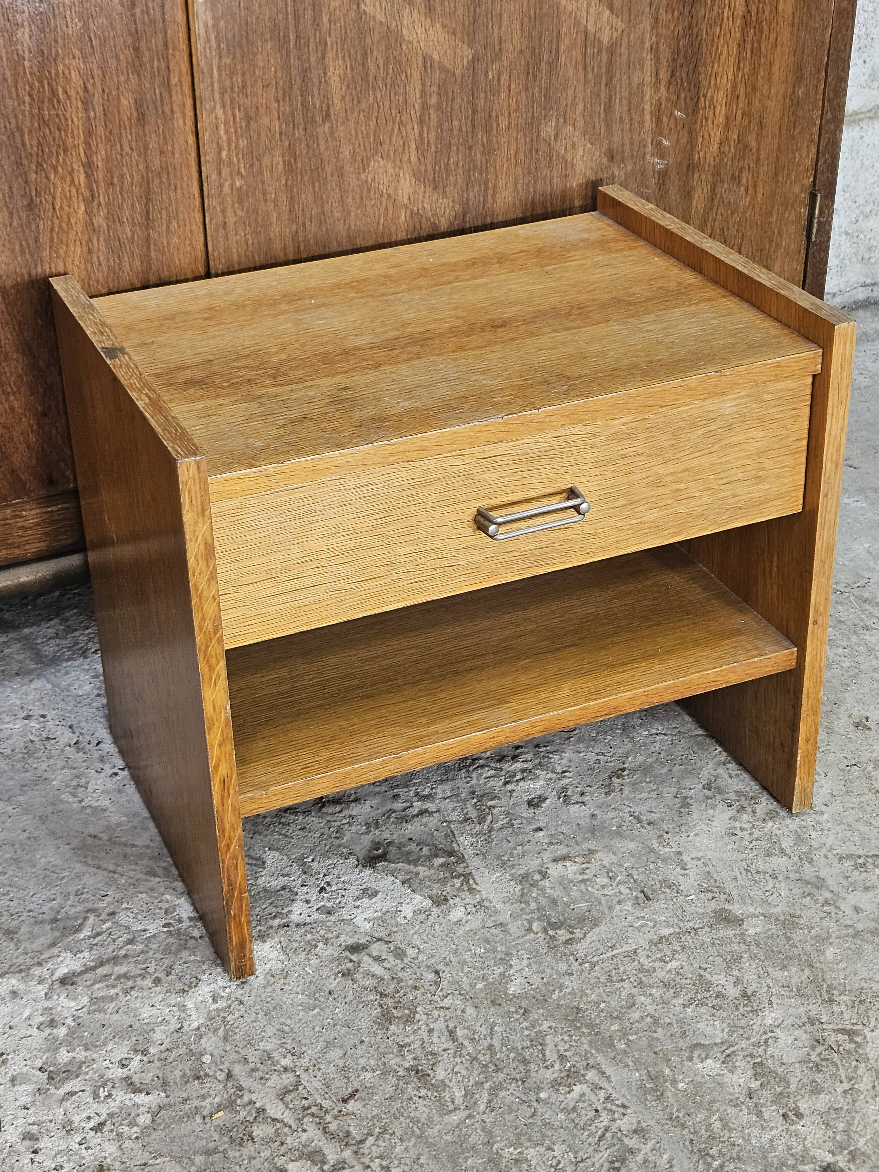 Scandinavian style bedside table 1960