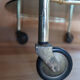 Roller side table
