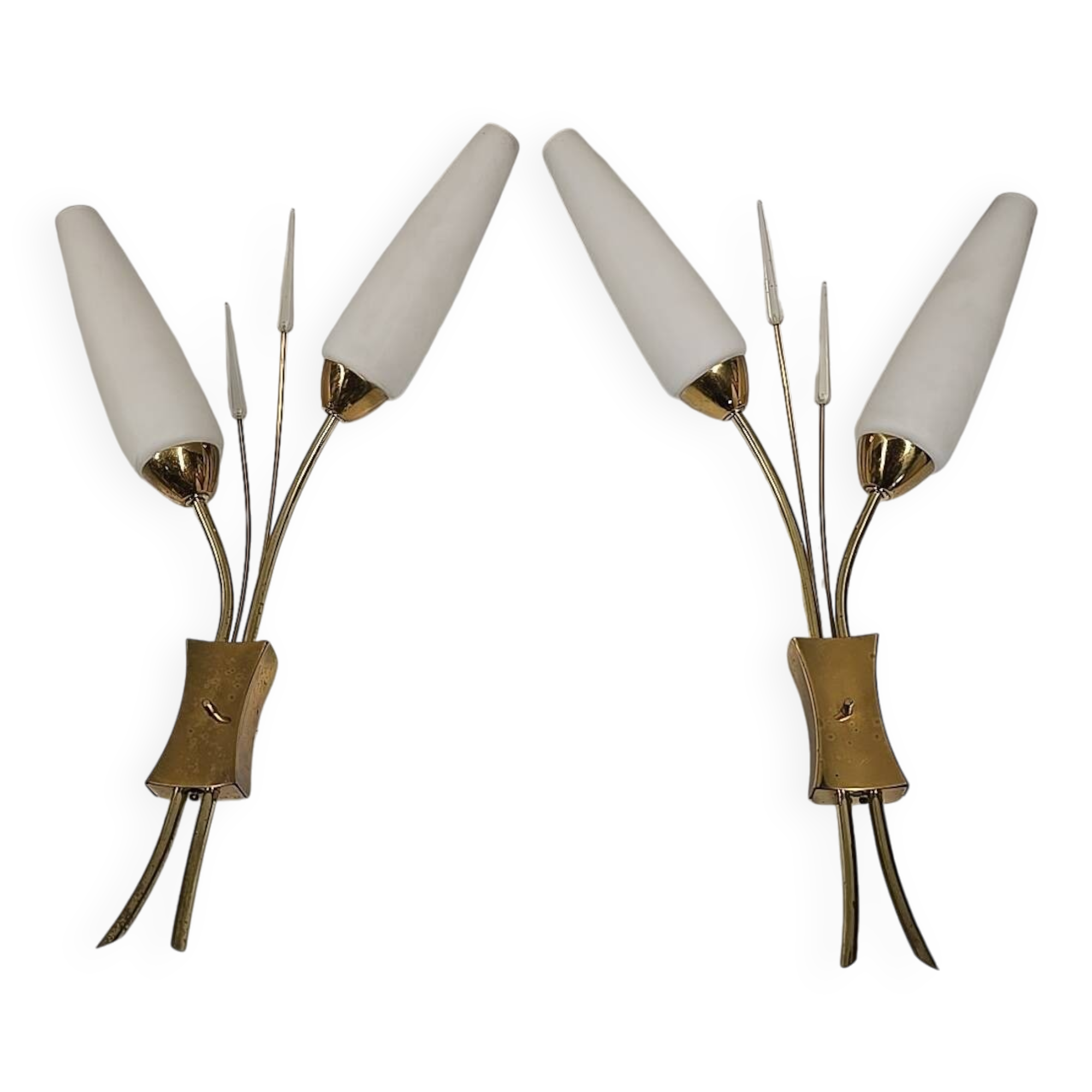 Pair of vintage wall lights from the 50s/60s