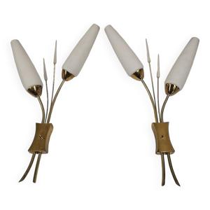 paire d'appliques vintage