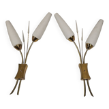Pair of vintage wall lights from the 50s/60s