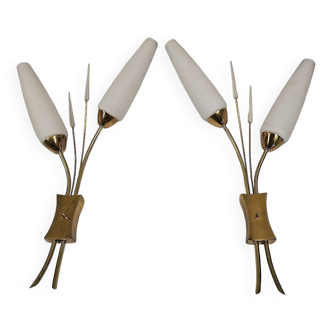 Pair of vintage wall lights from the 50s/60s