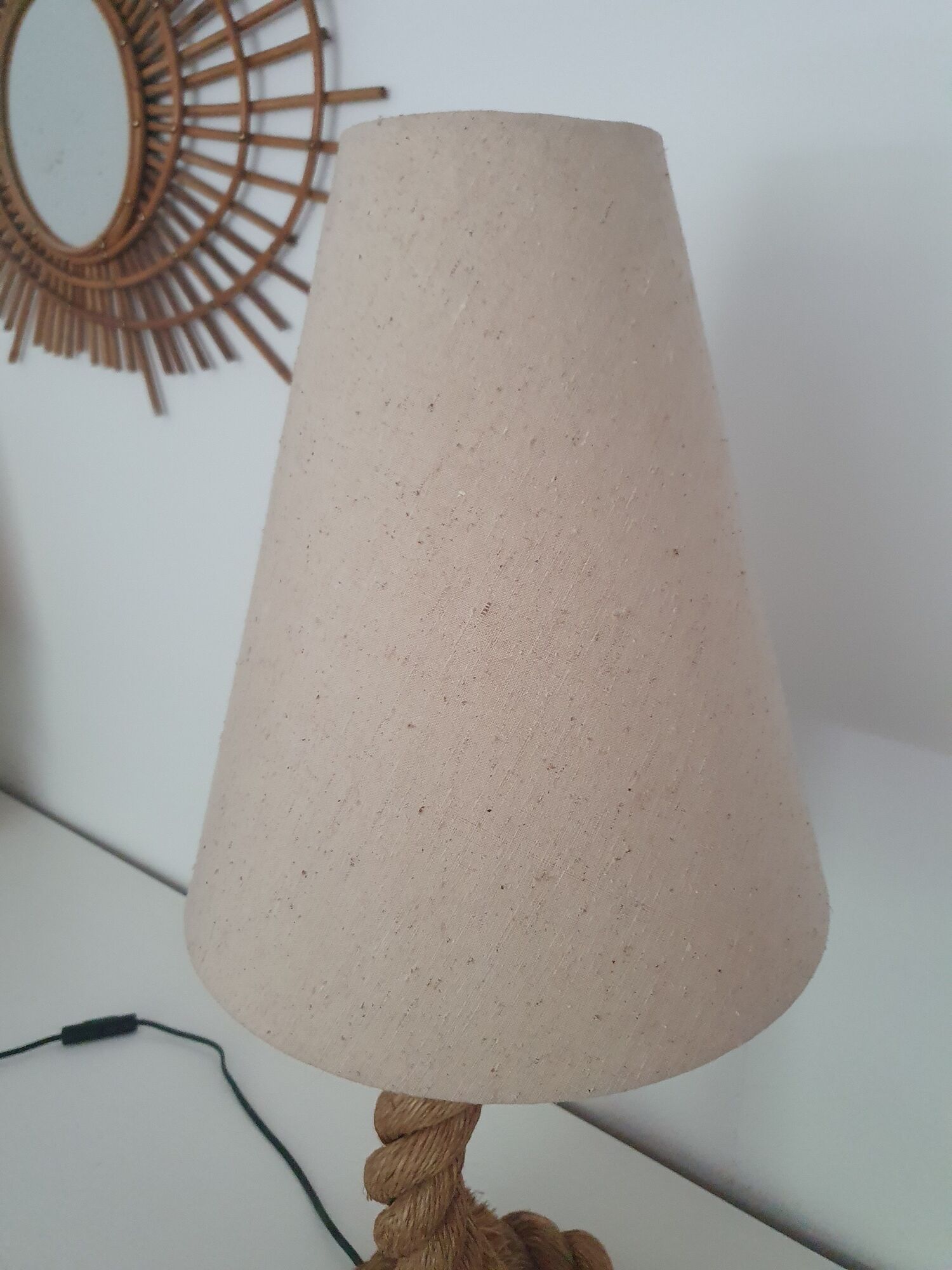 Artisanal rope lamp 60/79