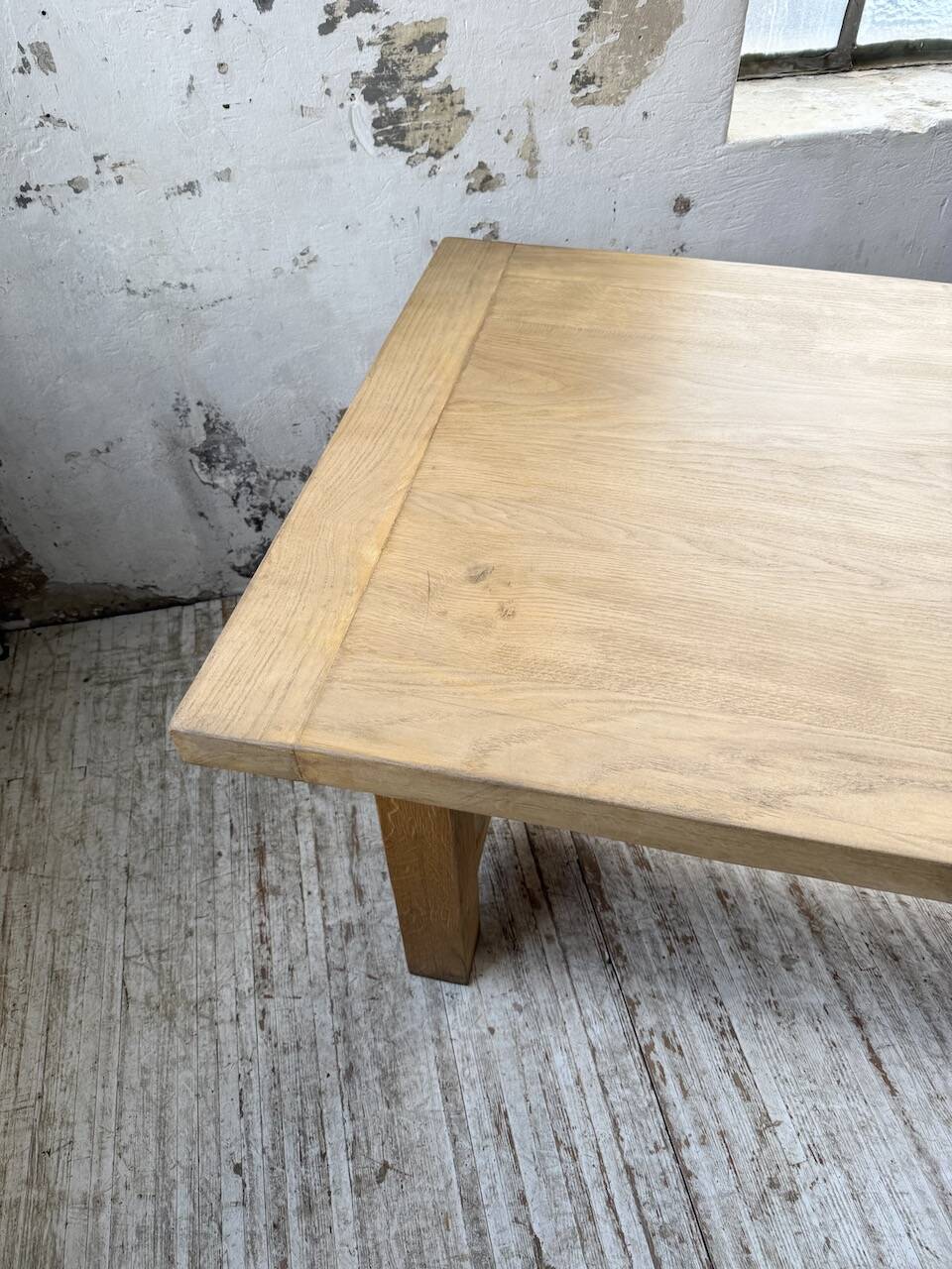 XXL solid oak farmhouse table 3.5m