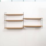 Teak string shelf. 1960s
