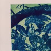 Original lithograph by Gérard Diaz (1938-2021), "the vine, the grape, the wine", 1999.
