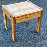 Scandinavian solid wood side table chest of drawers