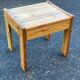 Commode table d'appoint scandinave en bois massif