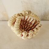 70s Shell Decorative Basket.