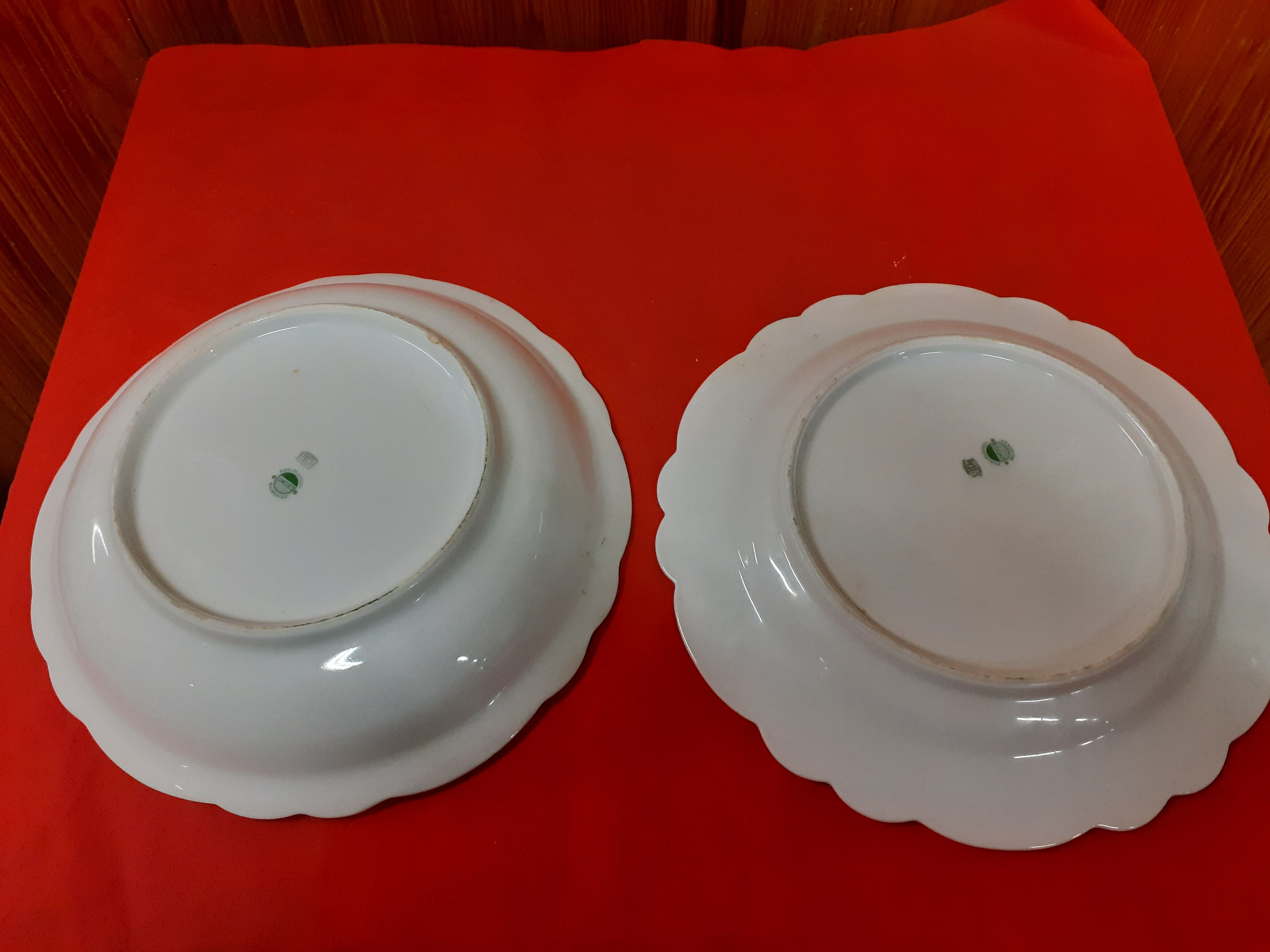 Set de 2 plats ronds