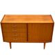 Commode postmoderniste Violetta 1039, conçue par Lesniewski original, conservée en excellent état.