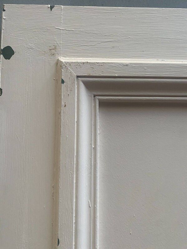 Porte de passage en double faces a deux panneaux moulurés XX siècle