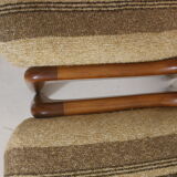 Pair of restored Baumann gondola chairs from the 60s.