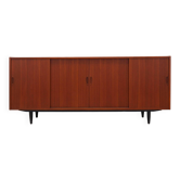 Enfilade en teck, design danois, années 1970, production : Danemark