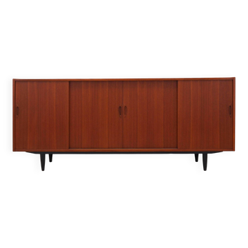 Enfilade en teck, design danois, années 1970, production : Danemark