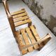 Duo de chaises en pin, style Les Arcs