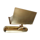 70s brass halogen wall lamp