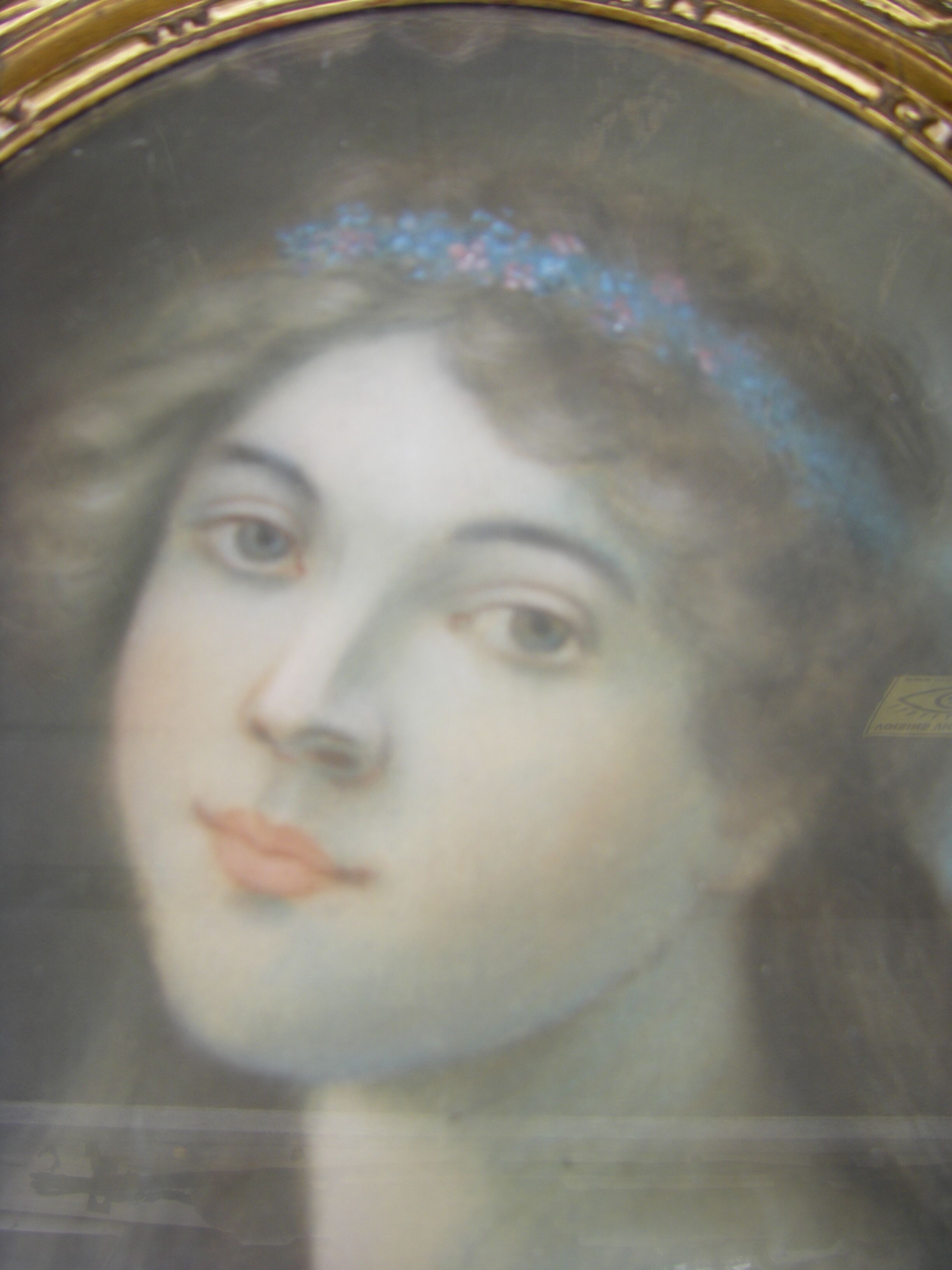 Pastel portrait eighteenth century