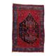 Tapis vintage du Moyen-Orient Hamadan fait main en laine – 133 x 196 cm