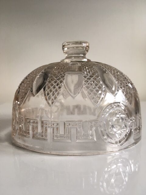 Cloche en verre Art déco