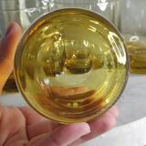 Verres ambré vintage