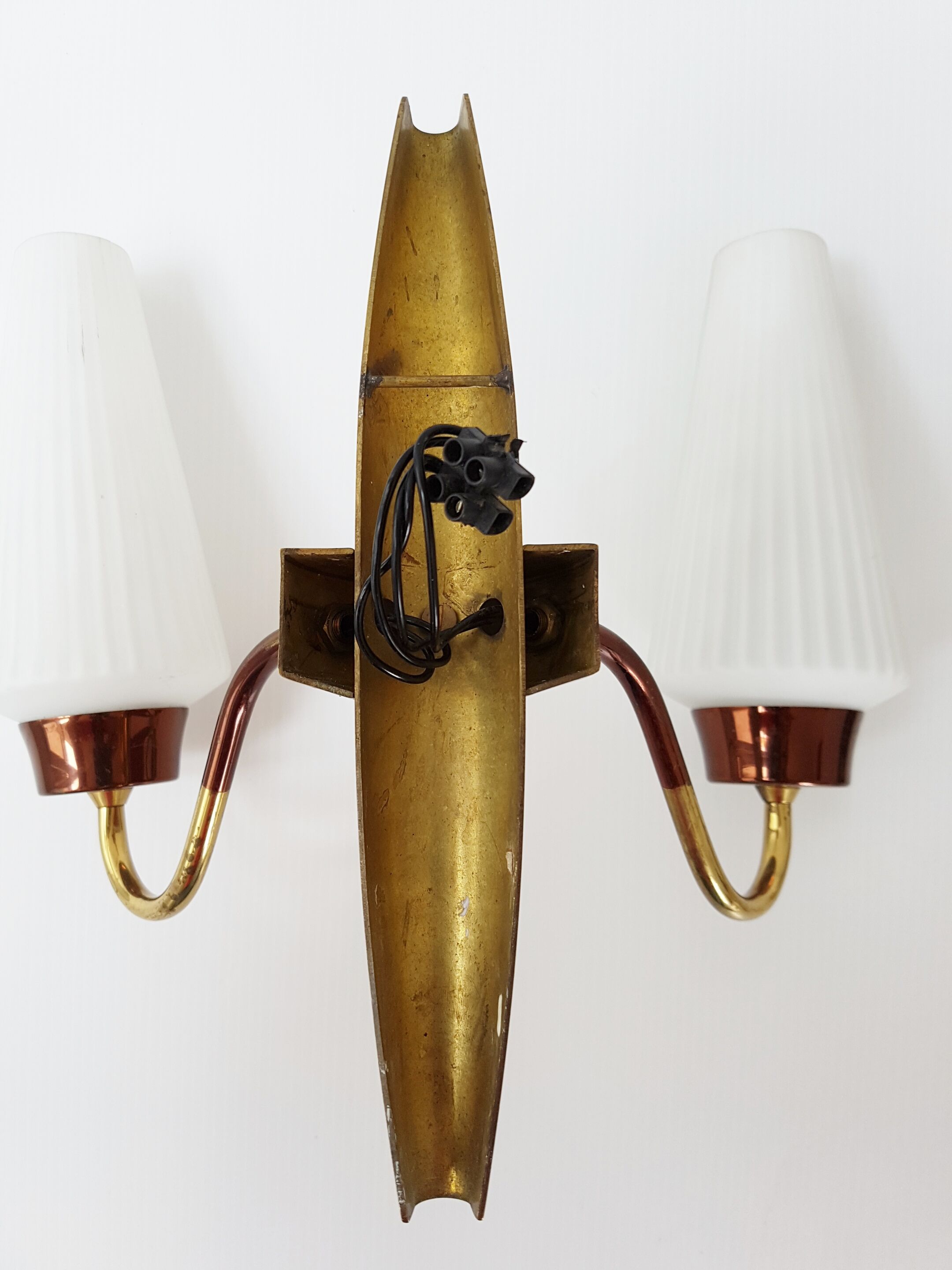 Pair of wall ligths vintage 1950