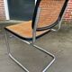 Cesca design chair b32 model in black and chrome
