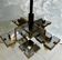 Geometric chandelier by Gaetano Sciolari, Italy, 1970s, Hollywood Regency