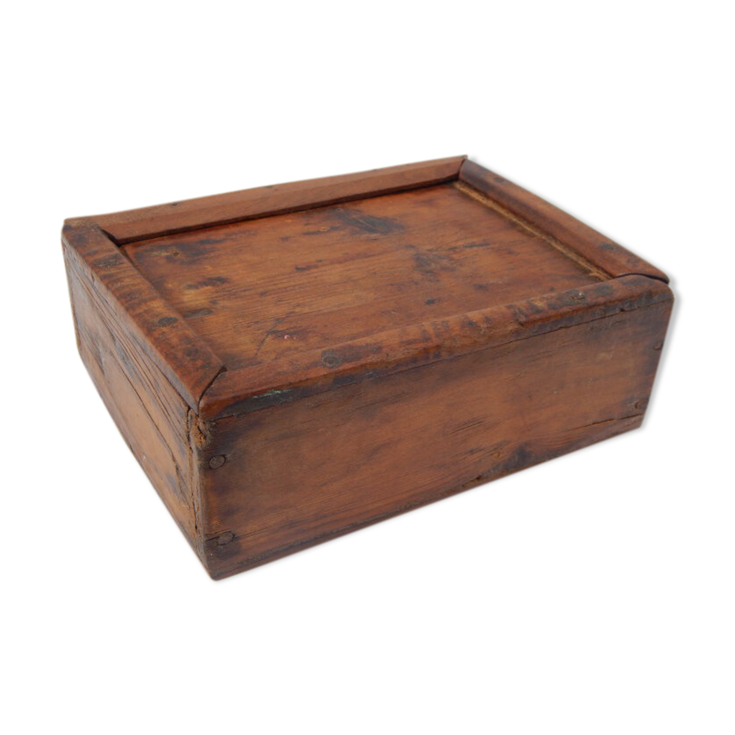 Old spice box masala box teak wood