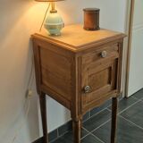 Bedside table - Louis XVI style - Solid oak