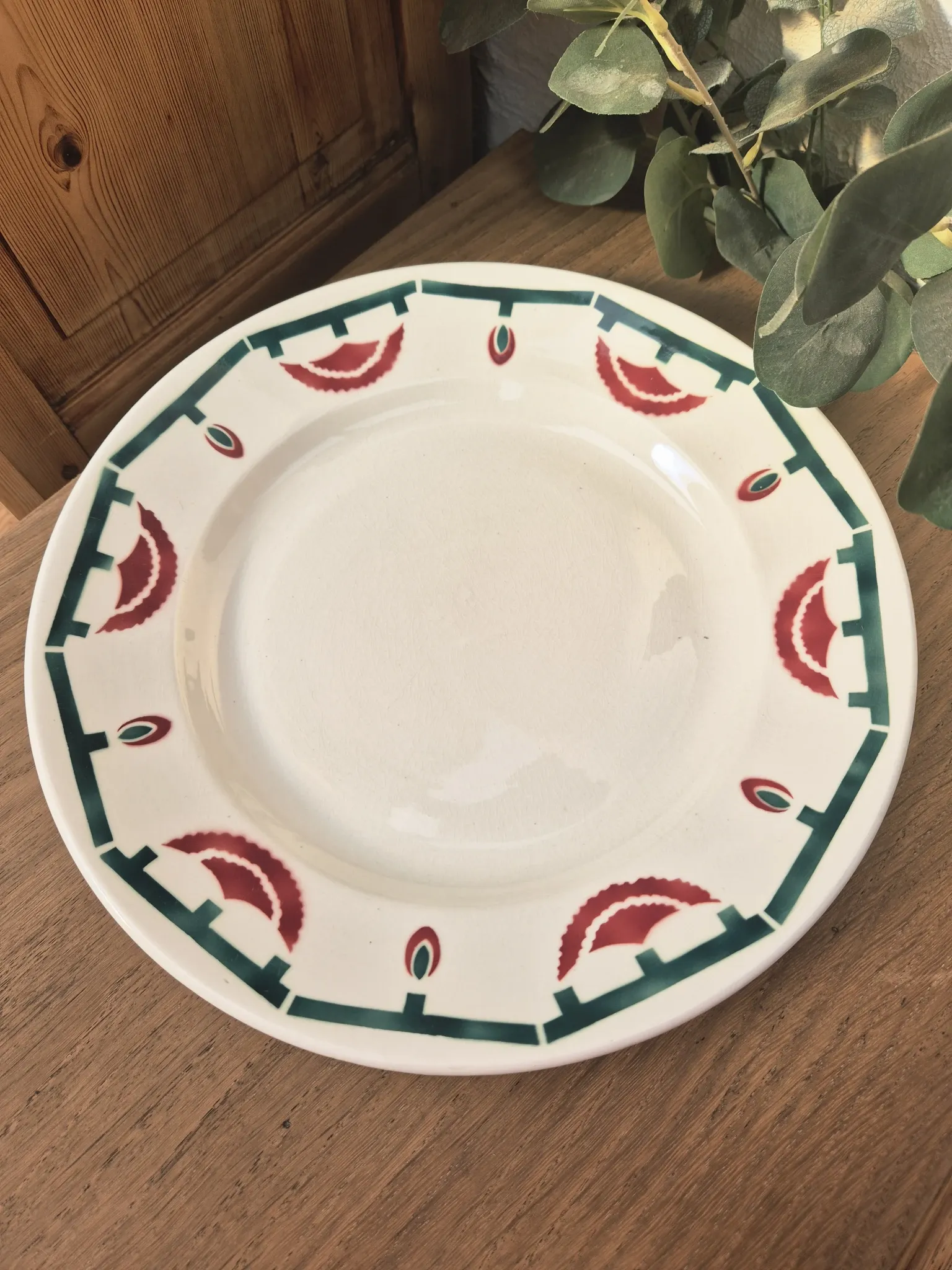 Badonviller vintage plate