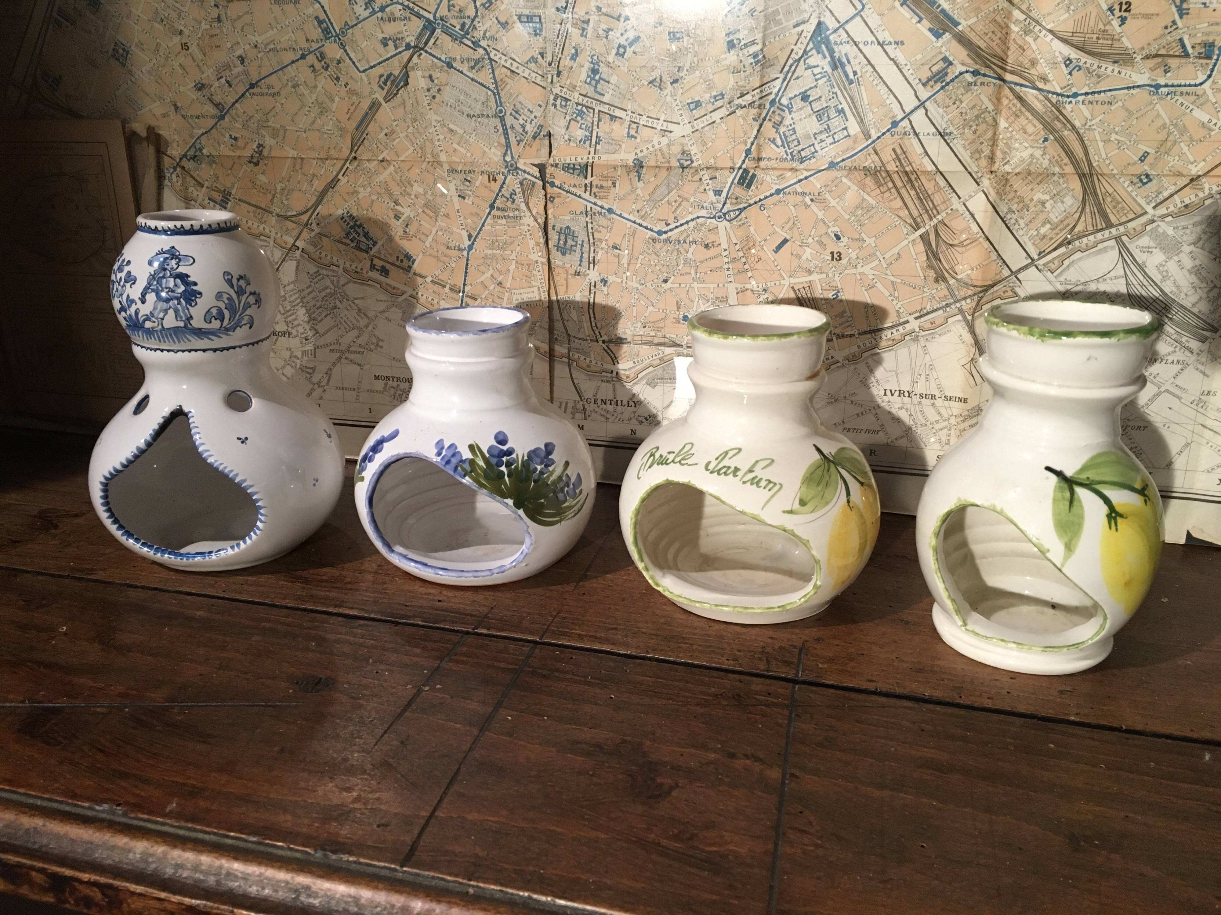 Vallauris and Moustier perfume burners of your choice