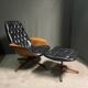 Iconic "Mr. Chair" Armchair & Ottoman – George Mulhauser for Plycra