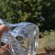 Carafe en cristal gravé Jacob Eiler Bang Danemark