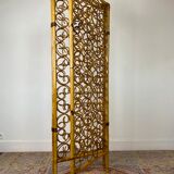 Vintage rattan screen
