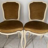 Set of 2 Louis XV style chairs