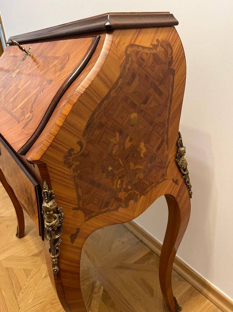 Rosewood marquetry secretary