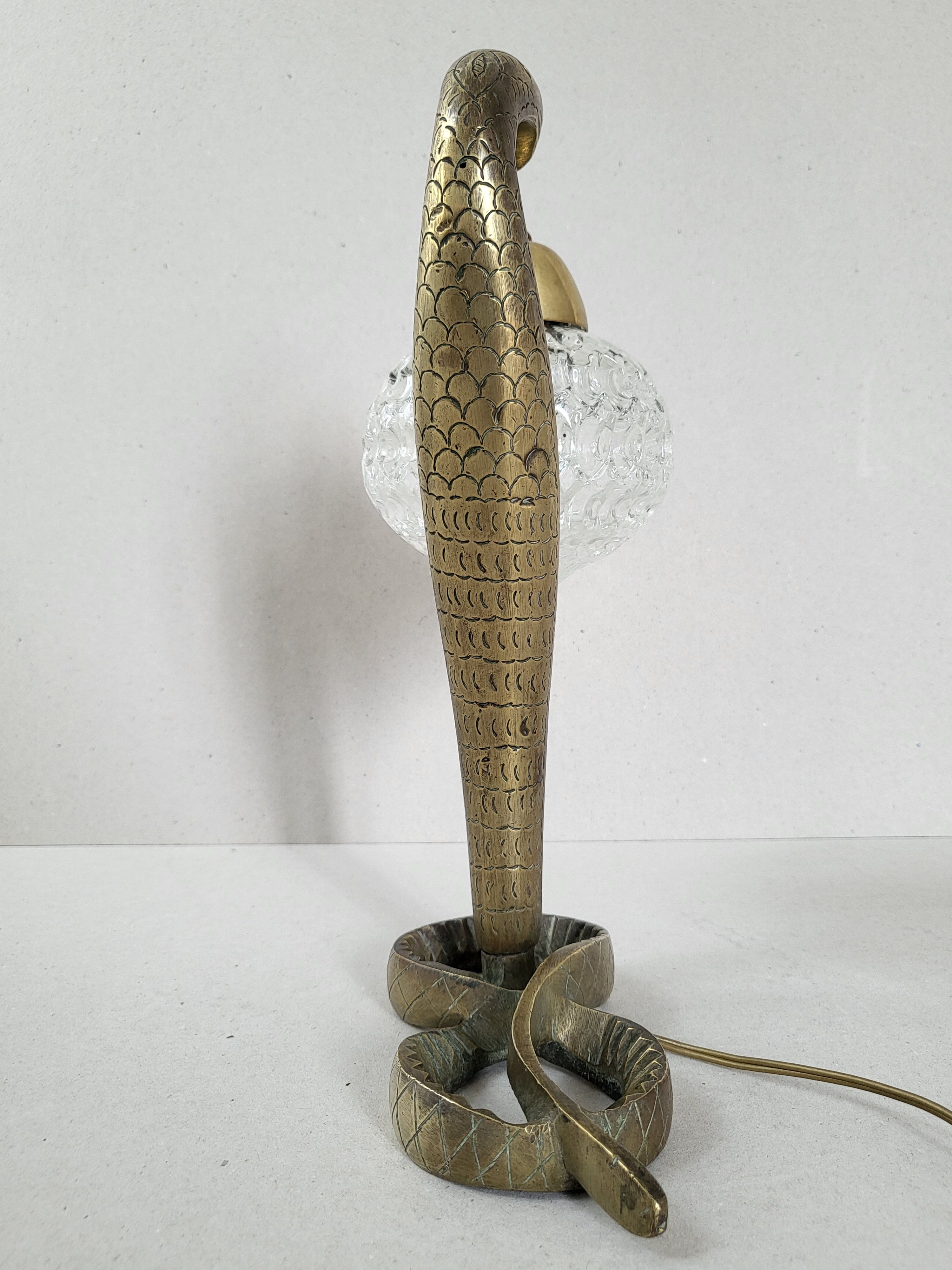Vintage snake lamp 1970