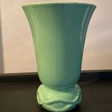 Vintage glazed ceramic vase France