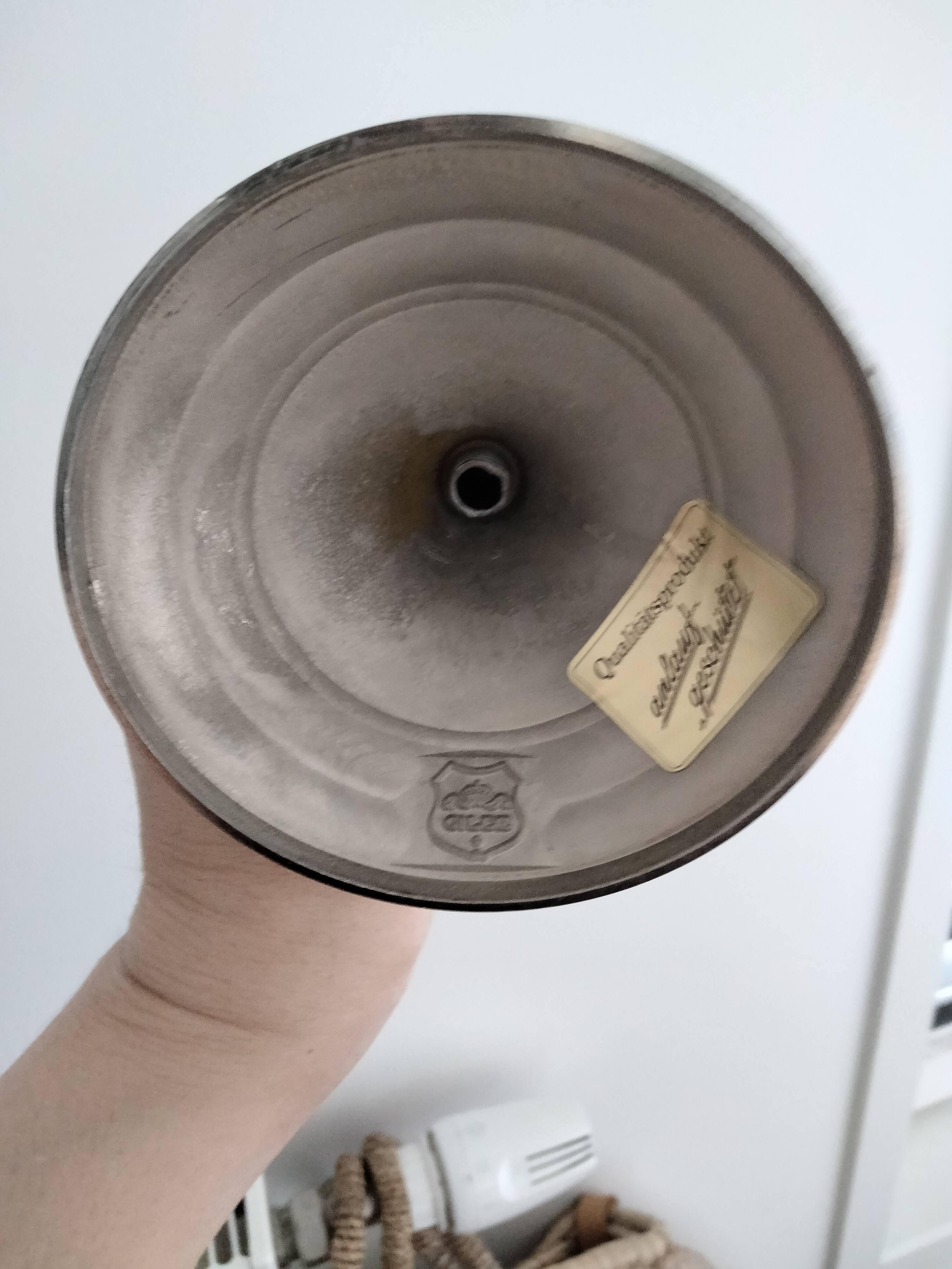 Gilde candle holder in chrome-plated brass