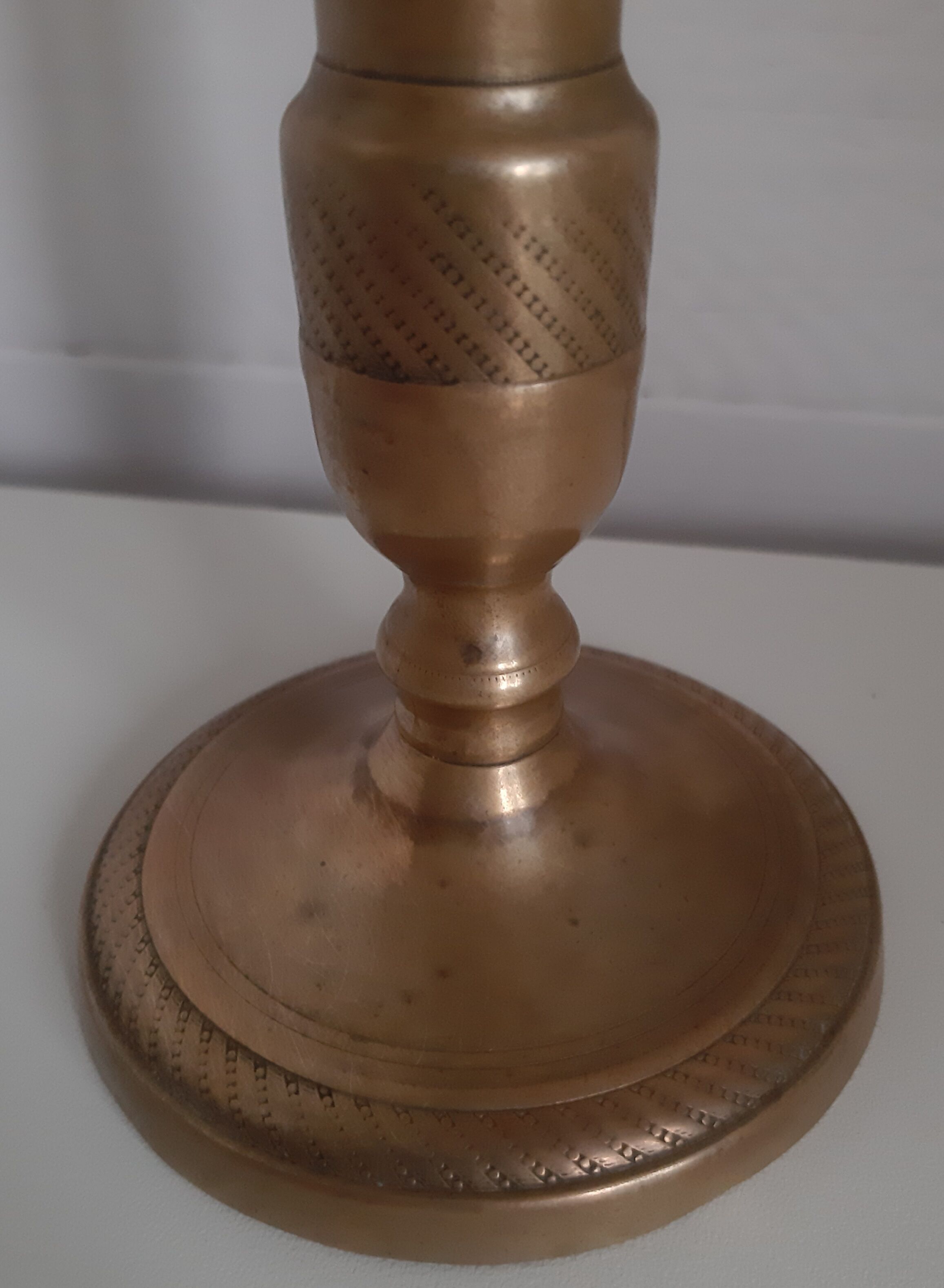 Antique candle holder